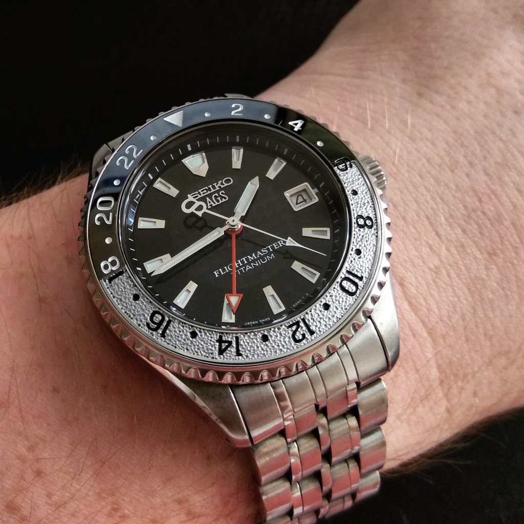 Seiko ags flightmaster discount gmt